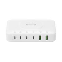 4smarts 7in1 GaN Ladestation Wireless Charger. weiZubehör Mobiltelefone-0