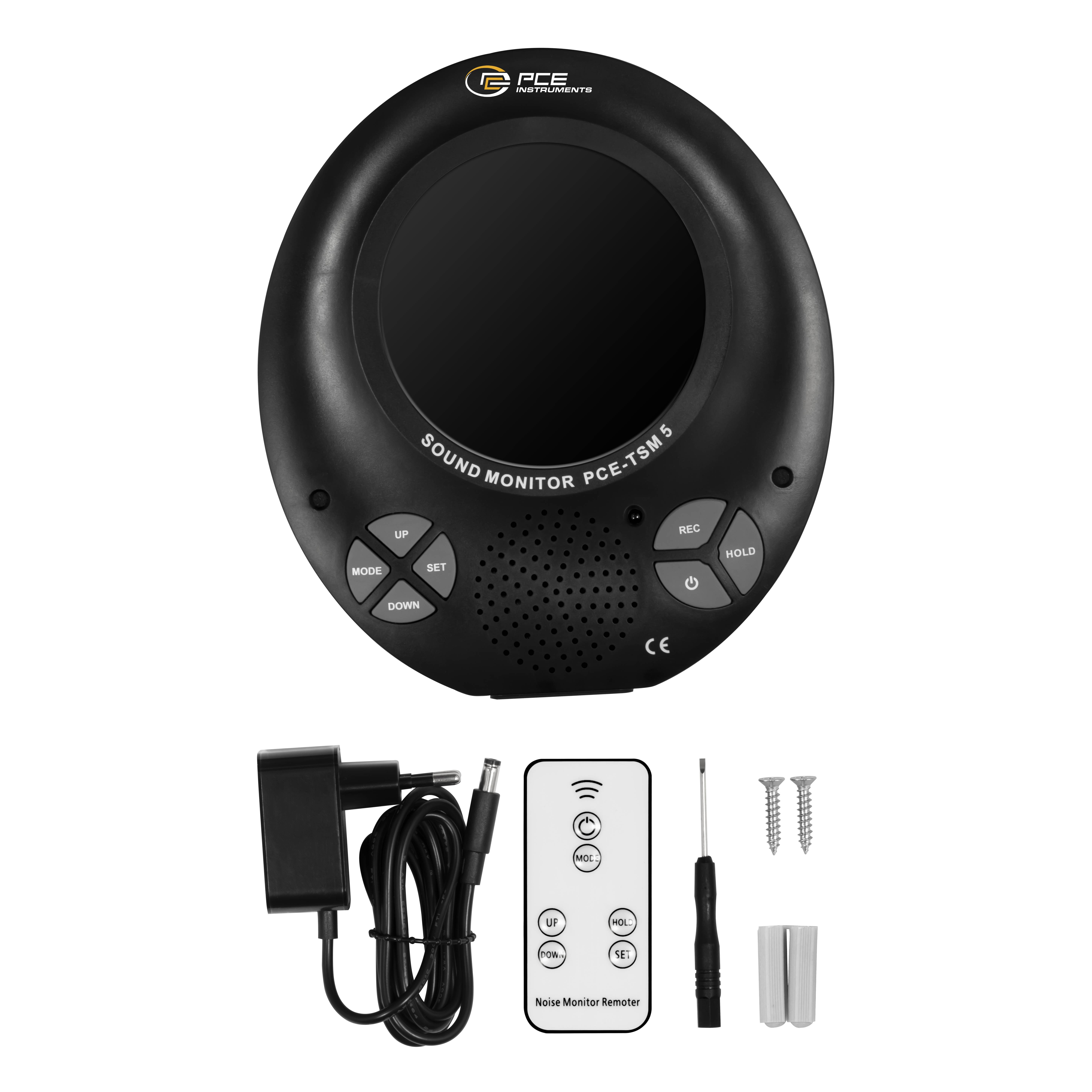 PCE Instruments Schallpegelmessgerät PCE-TSM 5 |35 dB..135 dB |Genauigkeit ±2dB |Frequenz 8000Hz |integrierte Lärmampel-6