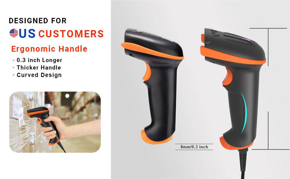 L5100Y Laser 1D USB Barcode Strichcode-Scanner-1