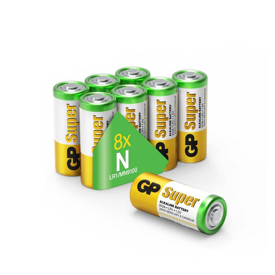 GP Battery Super Lady N -Batterie Alkali-Mangan 8 St. - Batterie - Lady-0