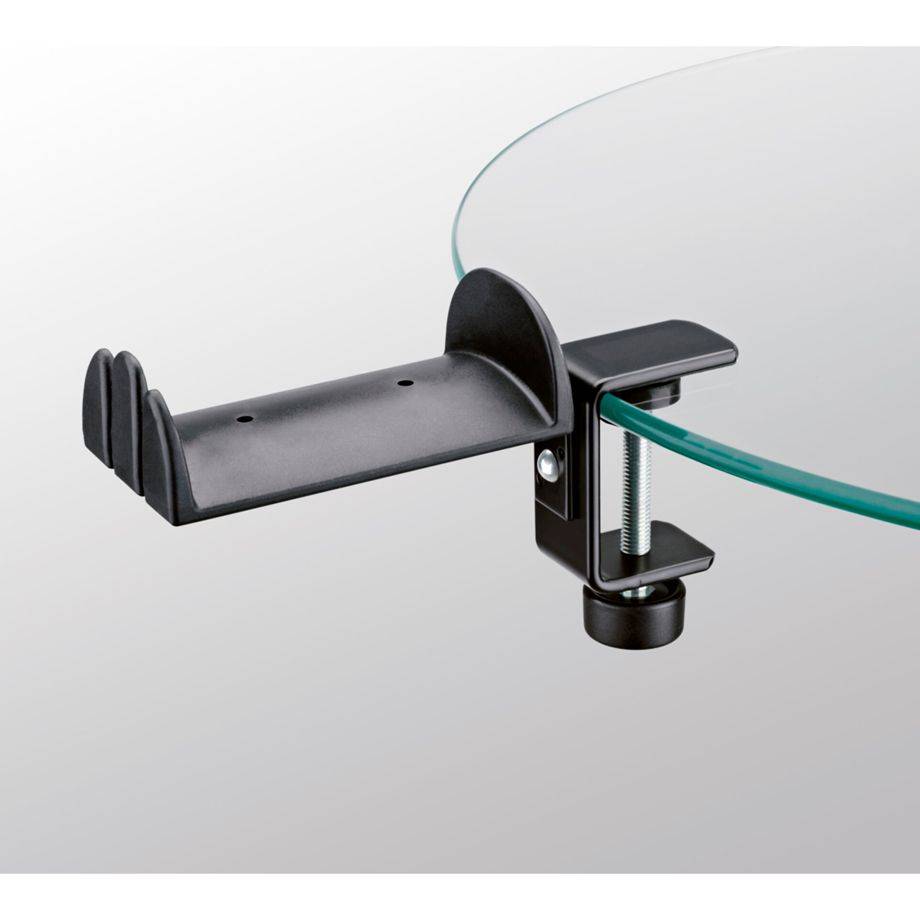 K&M 16090 - Halter für Kopfhörer, Headset - Schwarz-1