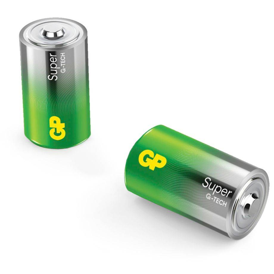 GP Battery GP Super - Batterie 2 x D - Alkalisch - 1,5 V - Blisterverpackung-0