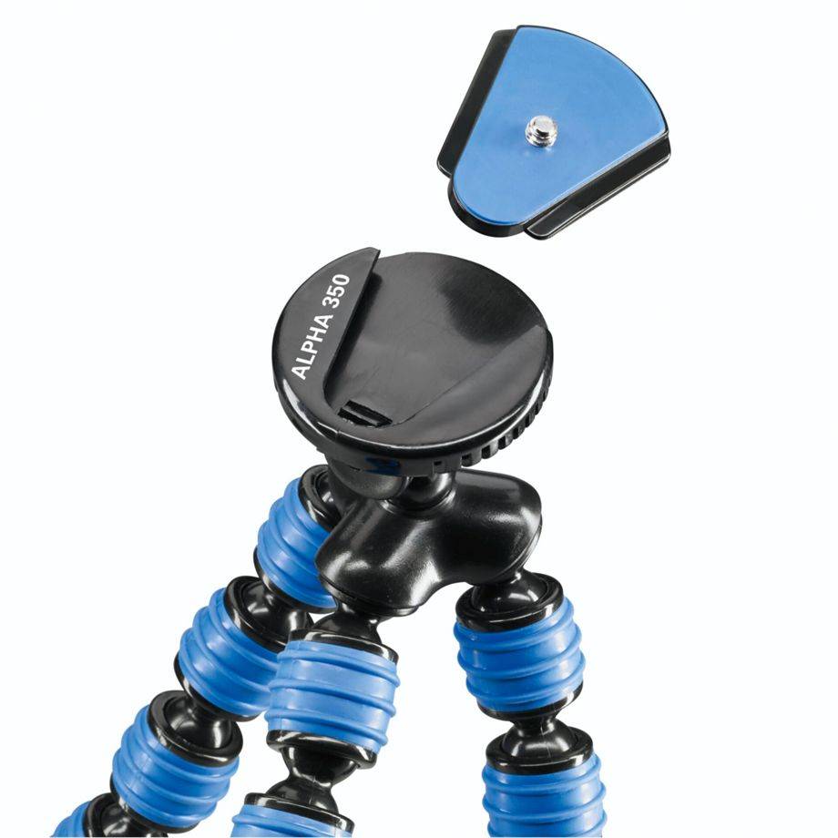 Cullmann Alpha 350 mobile, 3 Bein(e), Schwarz, Blau, 23 cm, 204 g-2