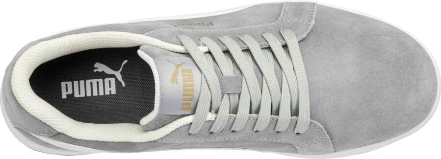 Puma Retro-Sicherheitsschuh ICONIC SUEDE GREY LOW S1PL ESD grau Gr. 42-5