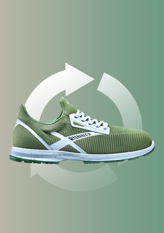 Sicherheitshalbschuh S1P Runner 25 & 75 Green ESD 69400-42 Größe 42 Farbe grün/weiß Typ Halbschuh Modell RUNNER 75 Rec-1