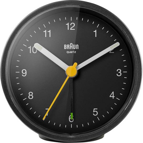 Braun Reflex BC12 - Wecker - rund - Quarz - Schreibtisch