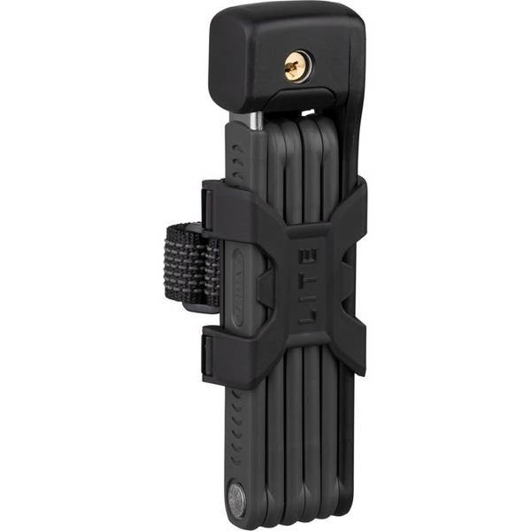 ABUS SECURITY-CENTER - ABUS 78063, Faltsperre, Schwarz, Gehärteter Stahl, Schlüssel, 850 mm, 550 g