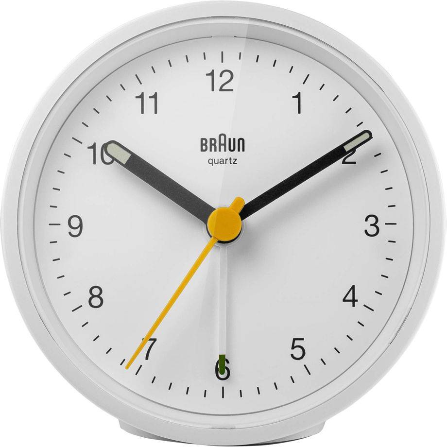 Braun Reflex BC12 - Wecker - rund - Quarz - Schreibtisch-0
