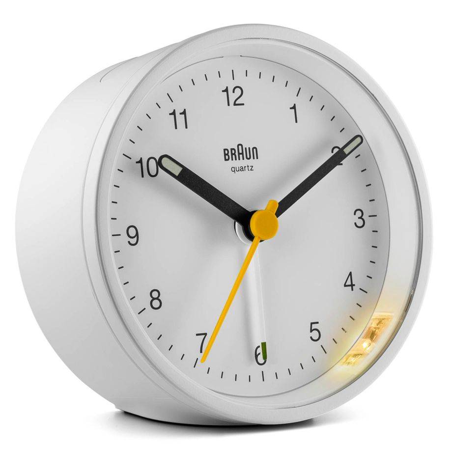 Braun Reflex BC12 - Wecker - rund - Quarz - Schreibtisch-1