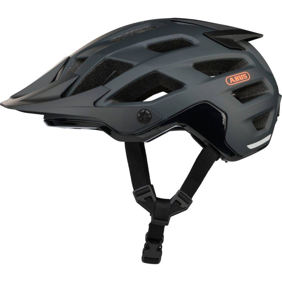 ABUS SECURITY-CENTER - ABUS Moventor 2.0, Helm mit offenem Visier, Formenbau, Helmvisier, Matt-1