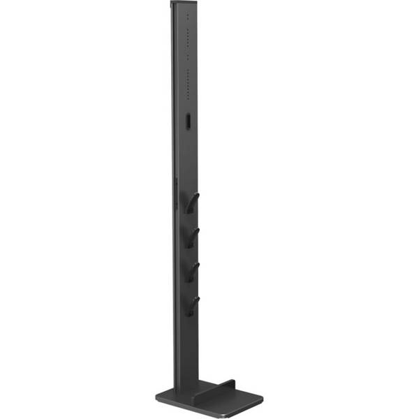 hama 00181562 Standfuß-Organizer für Akkustaubsauger, 29,5 x 22 x 128 cm, Schwarz