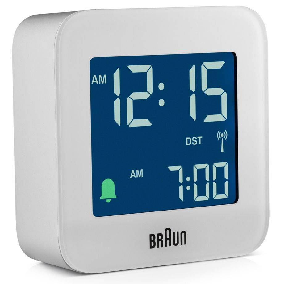 BRAUN - BC 08 W-DCF Funkwecker Multiband weiß-0
