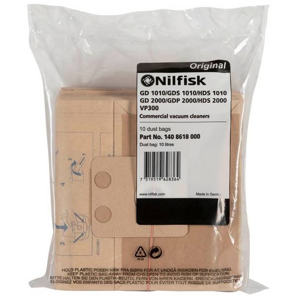 Nilfisk - Beutel-Kit - für Staubsauger