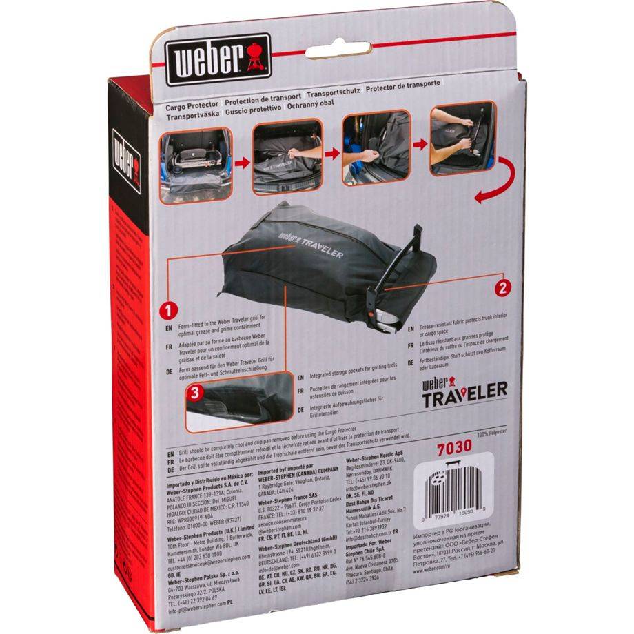 Weber Protection de coffre pour Weber Traveler-1