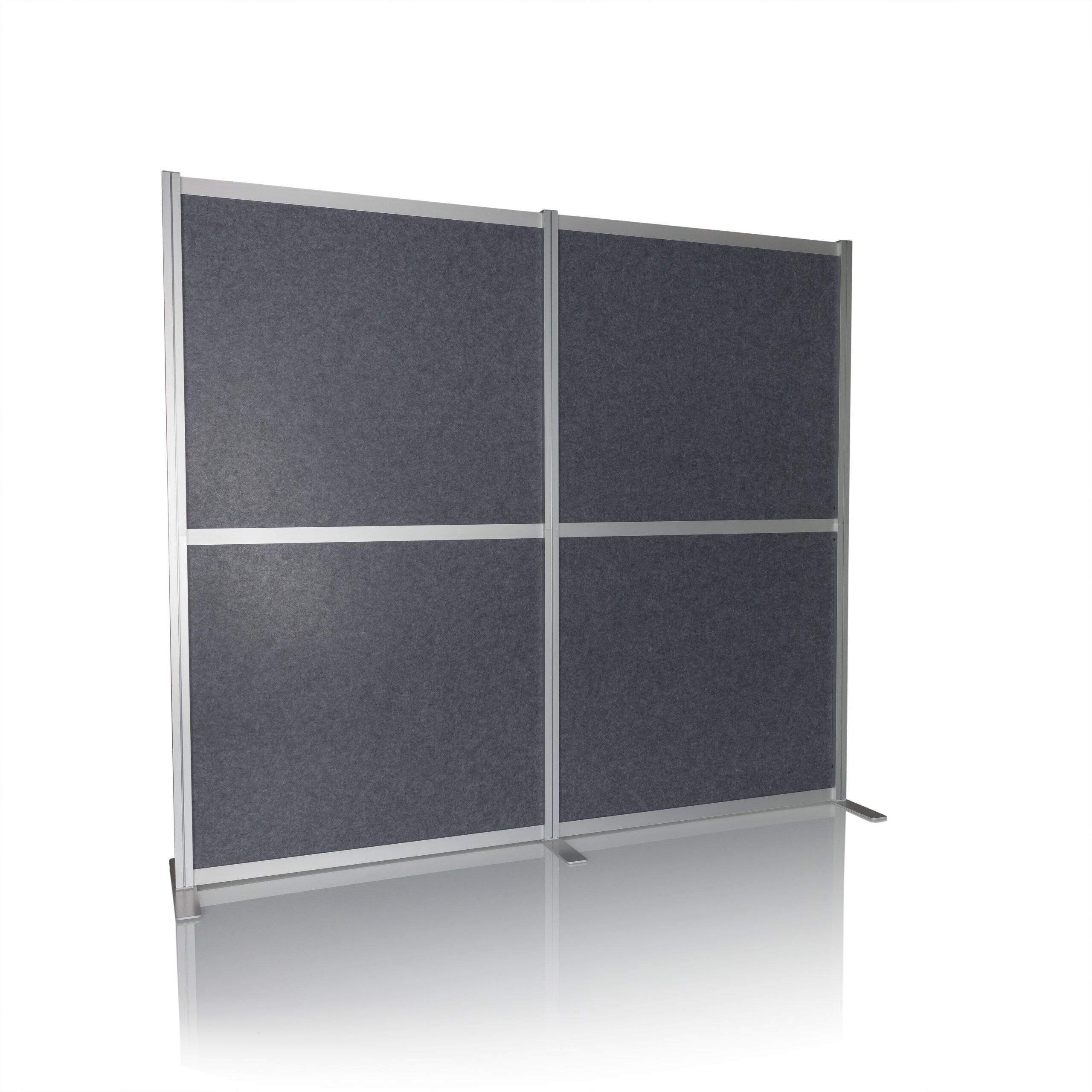 Akustik Trennwand Stellwand FLEXMIUT MODUL 167x192 PET grau hjh OFFICE-0