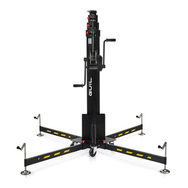 GUIL ELC-775 - Kompakter Teleskop-Lift mit Winde (Höhe max. 5,22m | Belastbarkeit max. 270 kg | zusammenklappbar) - in