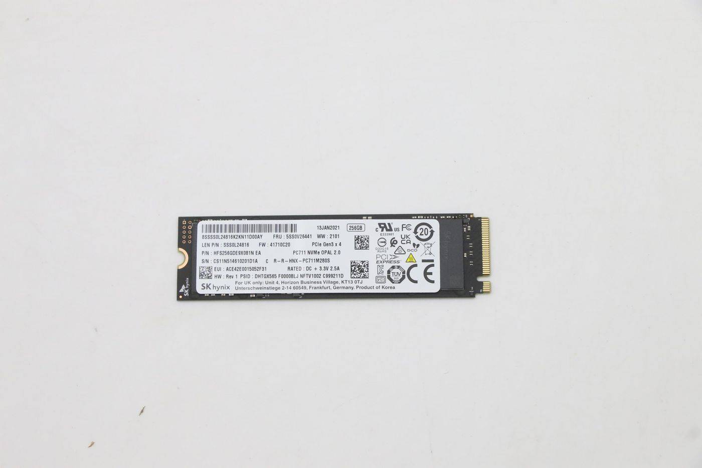 Lenovo 5SS0V26441, 256 GB, M.2-0