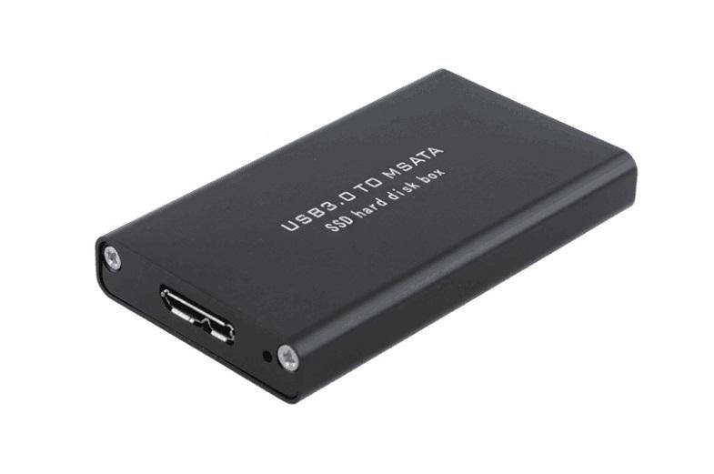 CoreParts MSATA to USB3.0 SSD Enclosure MSUB3302, HDD/SSD Enclosure,-0