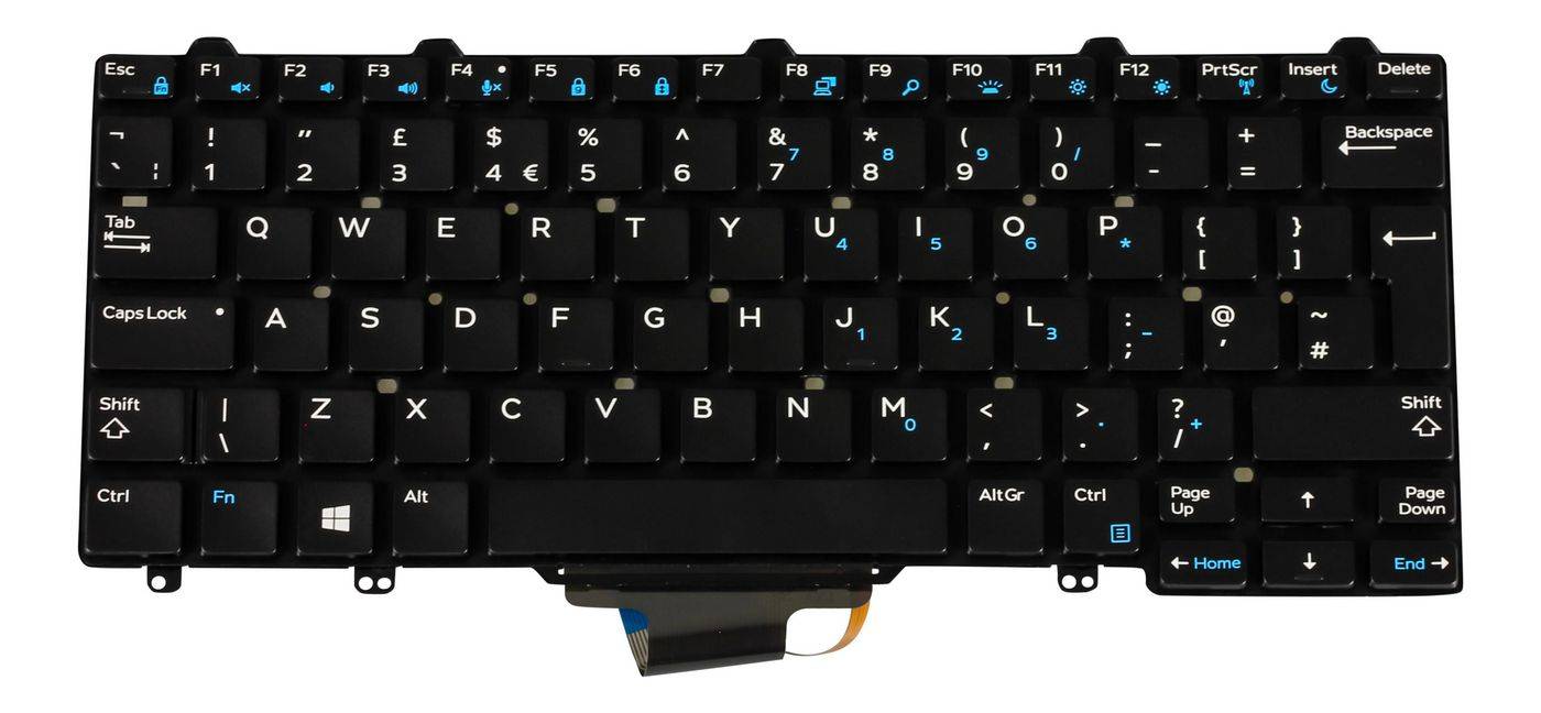 Dell Latitude E7270 - Tastatur - TL: UK, QWERTY-0