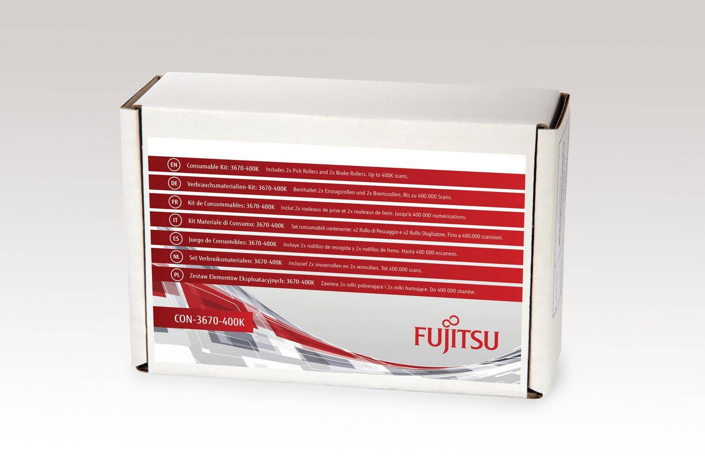 Fujitsu Consumable Kit: 3670-400K - Scanner - Verbrauchsmaterialienkit-0