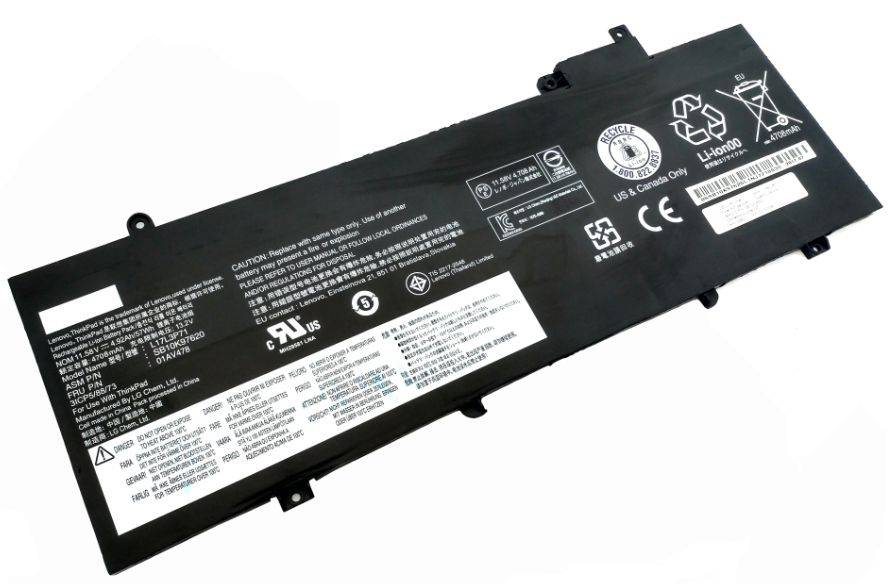 LENOVO - Battery 3Cell 57Wh Li-on 01AV479 - Batterie - Batterie - 4.920 mAh-0