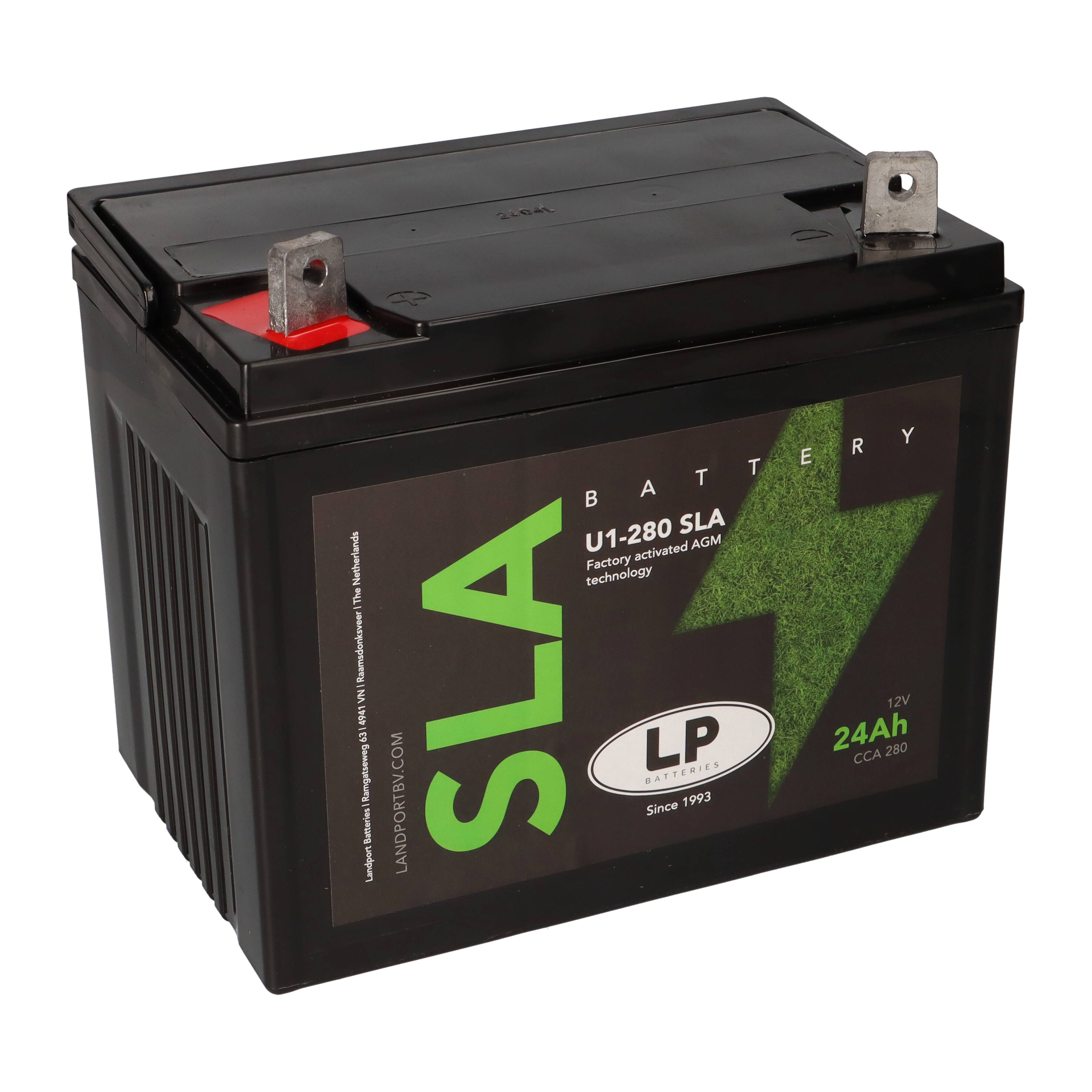 AGM Batterie 12V 24Ah für Rasenmäher Rasentraktor LS U1-280 SLA-0