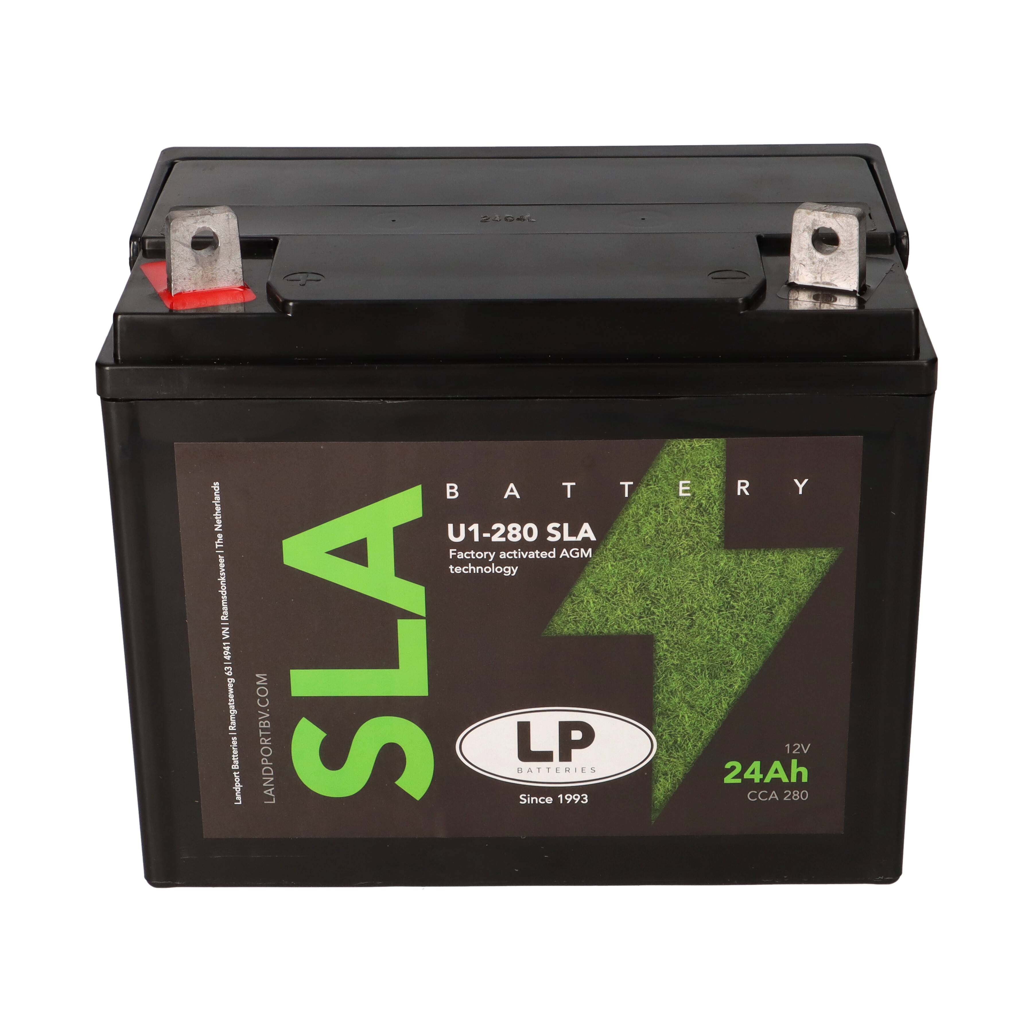 AGM Batterie 12V 24Ah für Rasenmäher Rasentraktor LS U1-280 SLA-1