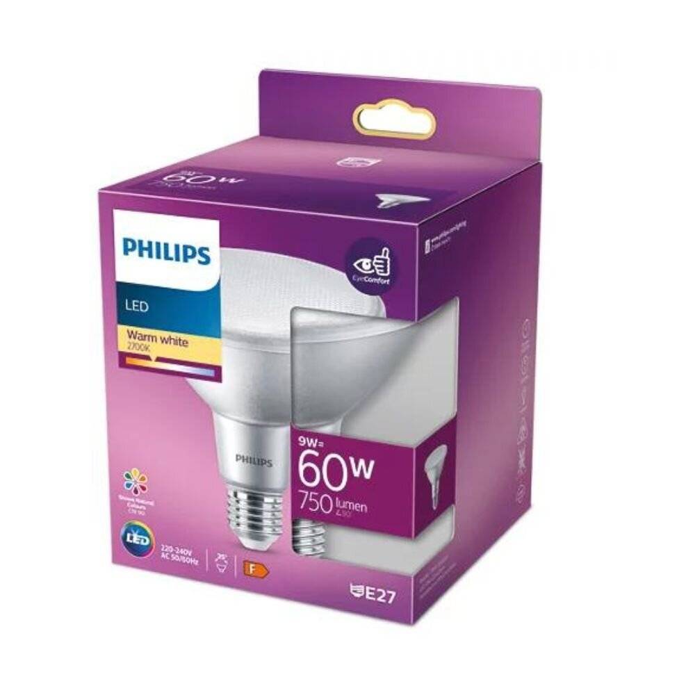 Philips LED Lampe ersetzt 60W, E27 Reflektor PAR38, warmweiß, 750lm, nicht dimmbar, 1er Pack-1