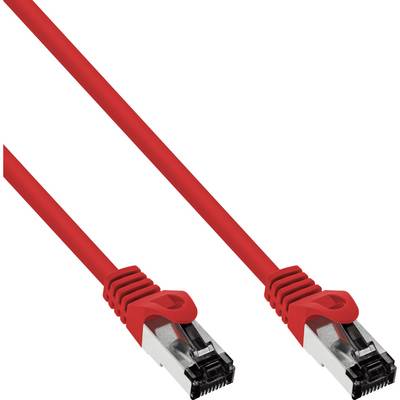 InLine® Patchkabel, S/FTP (PiMf), Cat.8.1, 2000MHz, halogenfrei, rot, 1m-0