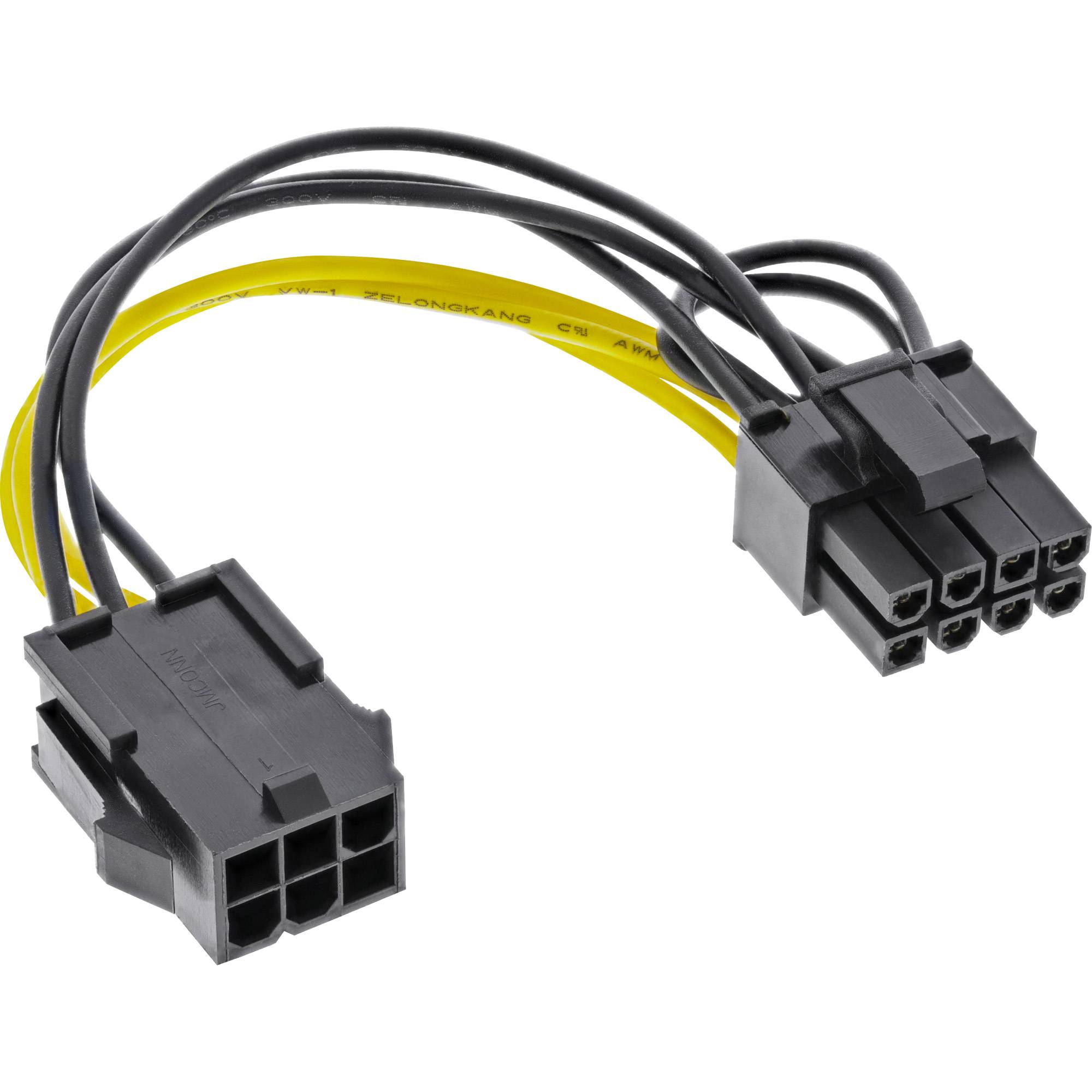 InLine® Stromadapter intern, 6pol zu 8pol für PCIe (PCI-Express) Grafikkarten-0