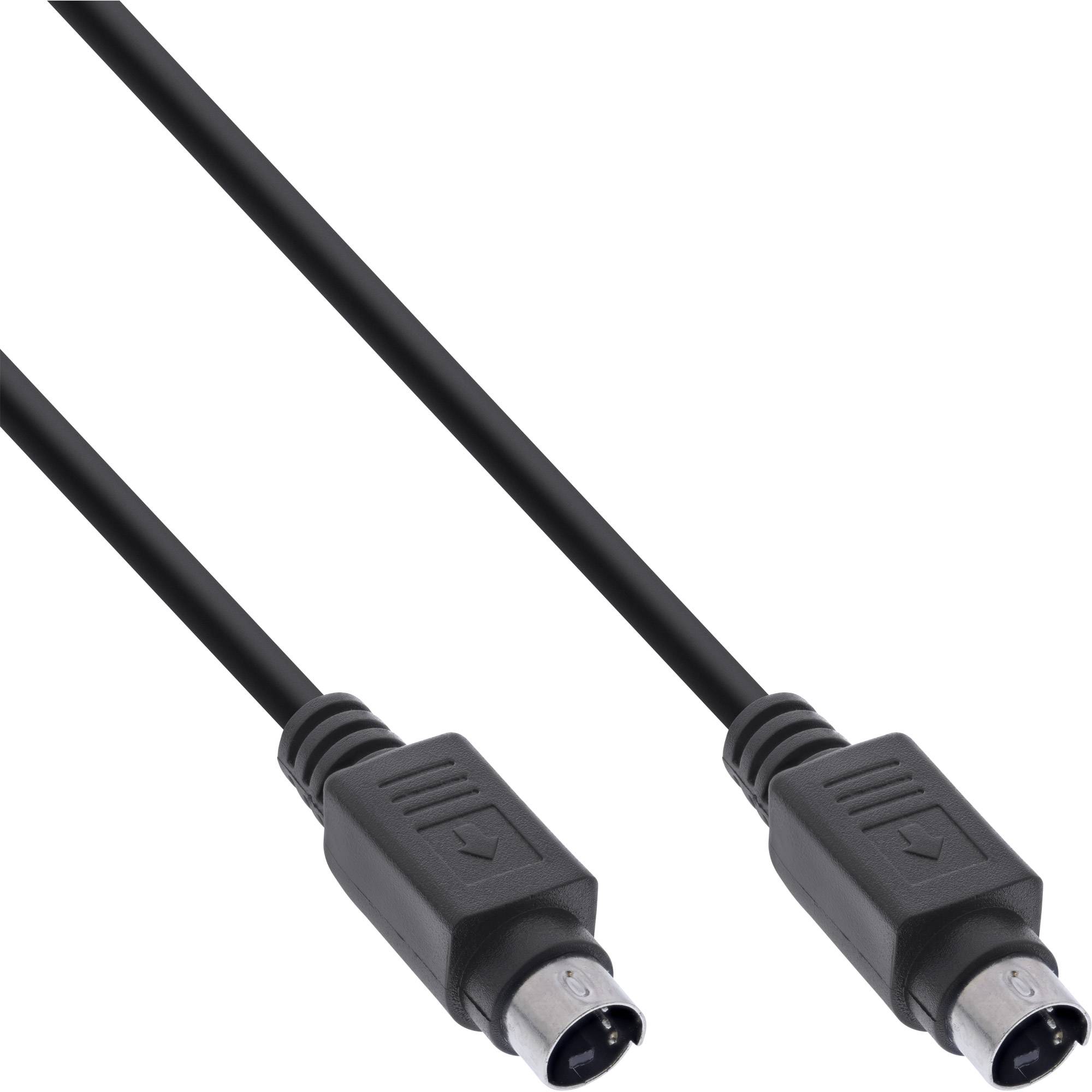 InLine® S-VHS Kabel, 4pol mini DIN Stecker / Stecker, 2m-0