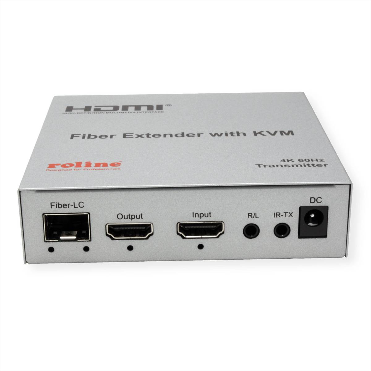 ROLINE KVM Verlängerung über LWL, HDMI 4K, USB, 20 km-3