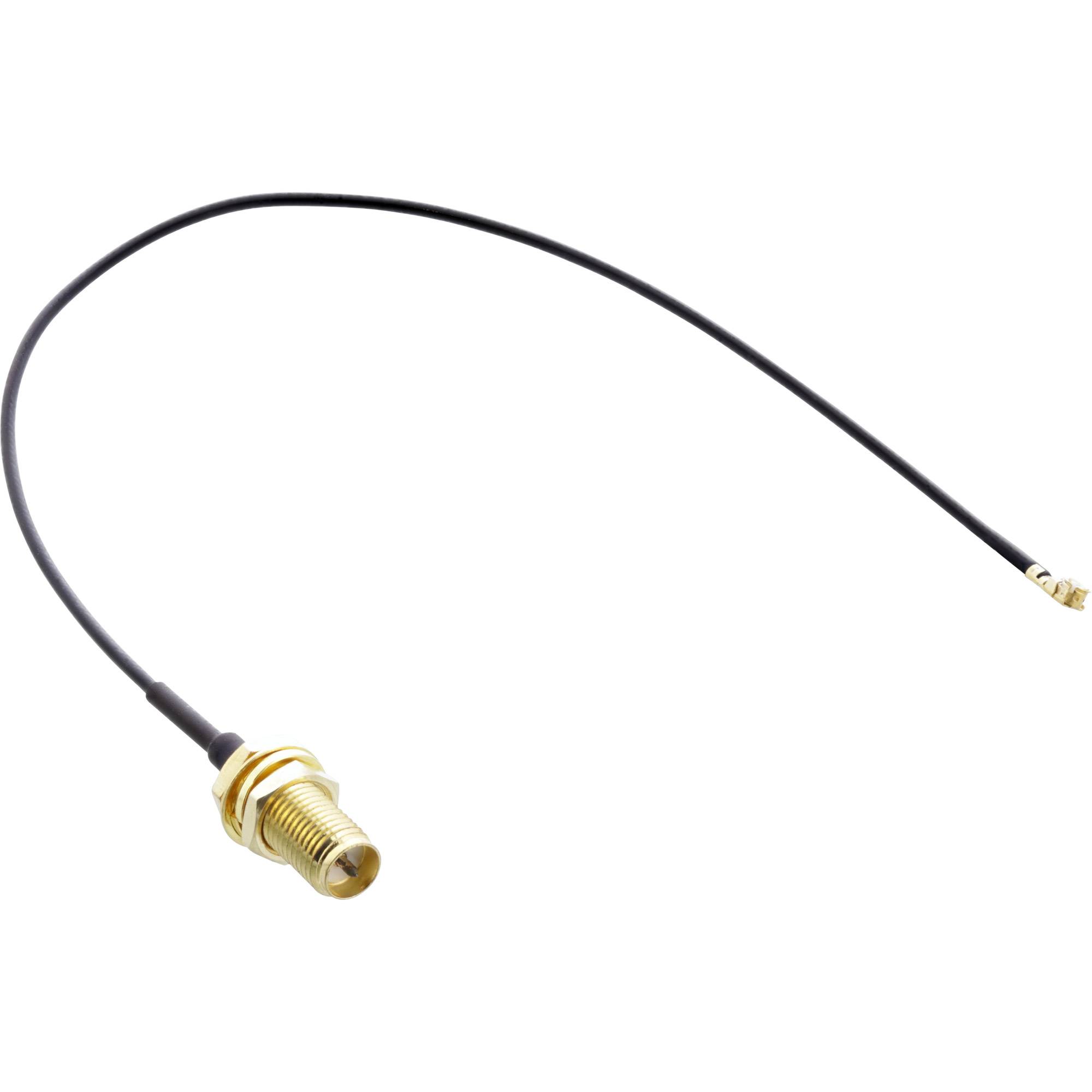 InLine® WLAN Adapterkabel, R-SMA Buchse auf U.FL Stecker, 0,2m, für AVM FritzBox-0