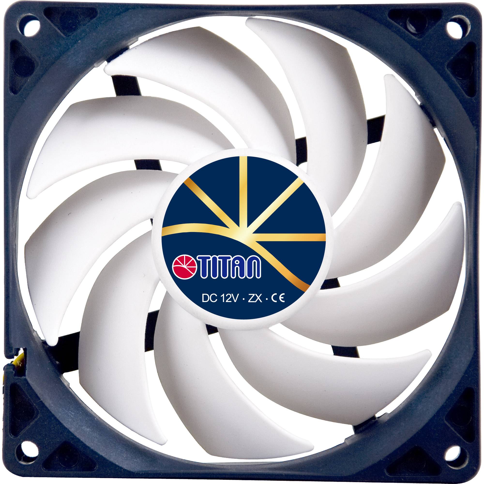 Titan TFD-9225H12ZP/KE(RB) extrem leiser Lüfter mit PWM 92x92x25mm-1