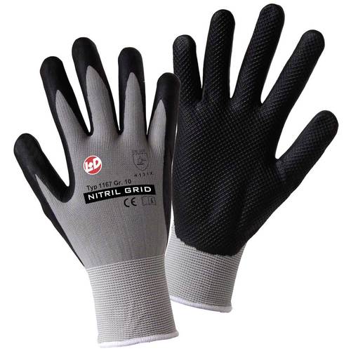 Leipold Doehle NITRIL GRID 1167-10 Nylon Arbeitshandschuh Größe (Handschuhe): 10, XL EN 388:2016 CAT II 1 Paar