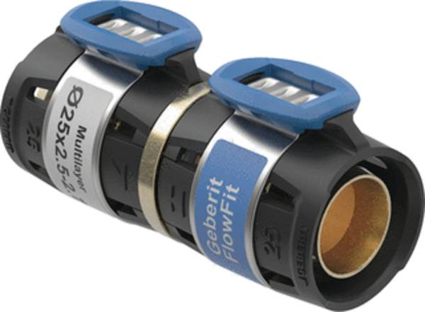 Geberit Übergang auf Fremdsystem FlowFit, DN 12, 16mm, Siliziumbronze, Bronze, 620703001