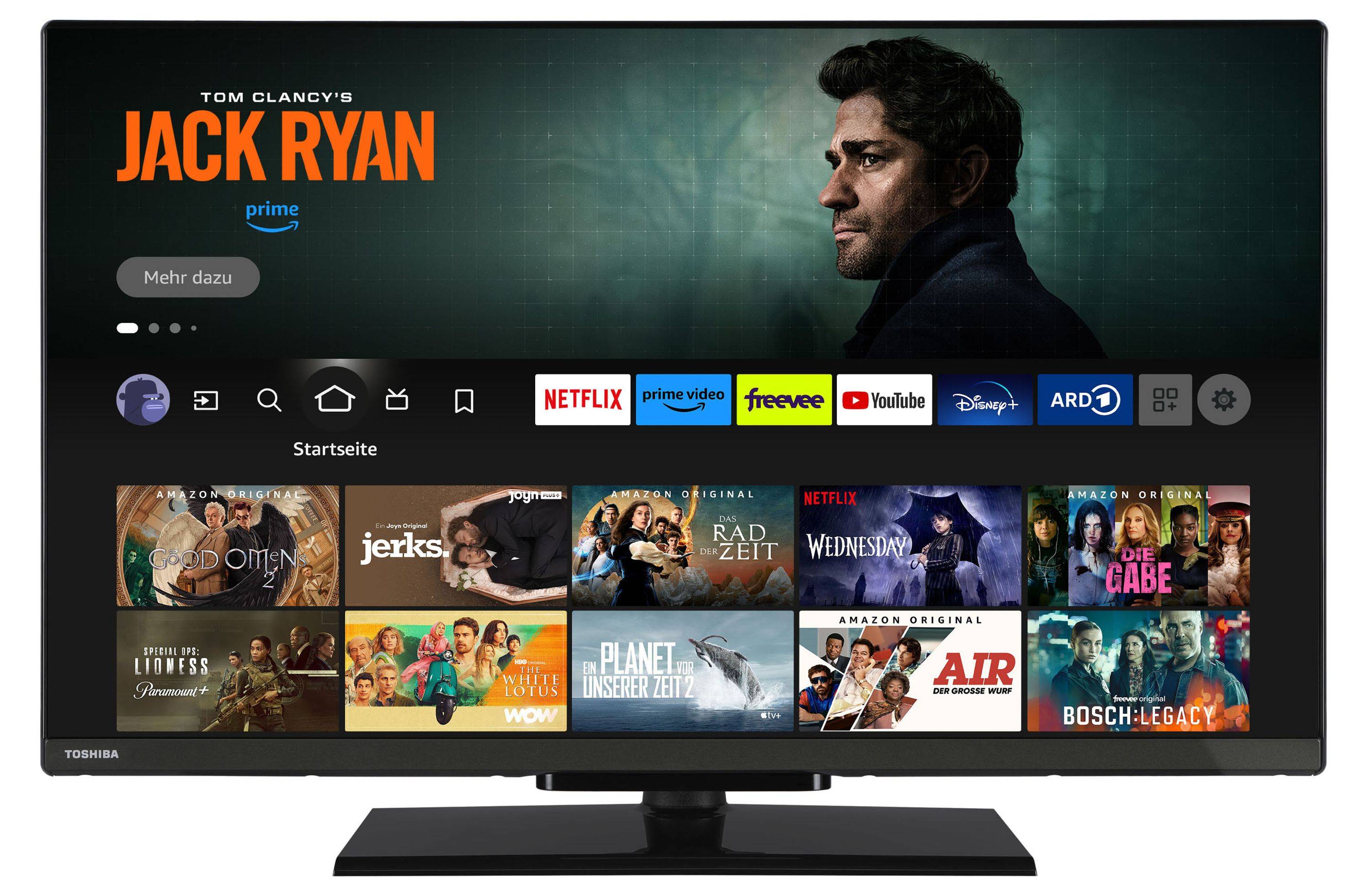 Toshiba 32LF3F63DAZ Fernseher 32 Zoll Smart TV Fire TV Full HD HDR Triple-Tuner Alexa (2026)-0