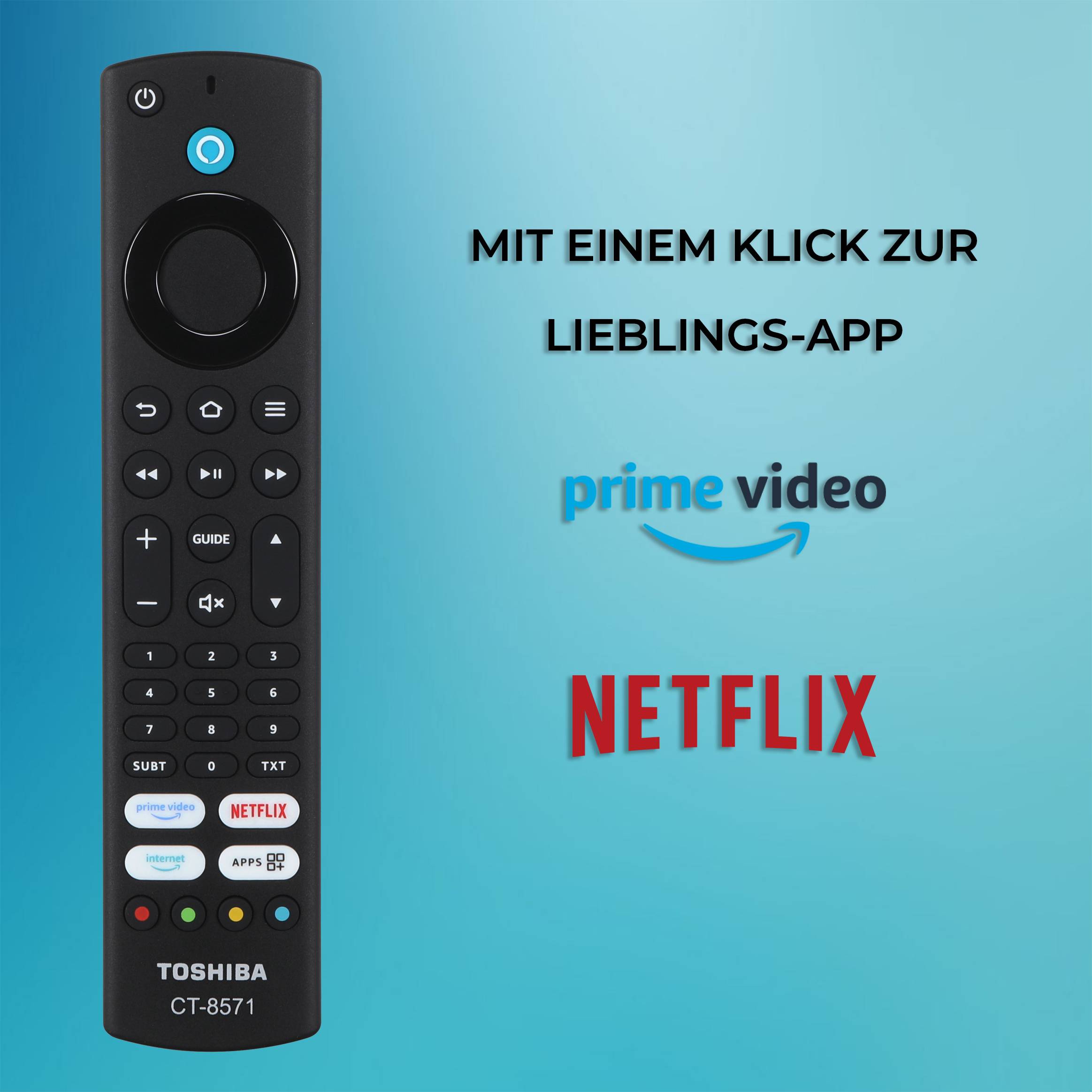 Toshiba 32LF3F63DAZ Fernseher 32 Zoll Smart TV Fire TV Full HD HDR Triple-Tuner Alexa (2026)-3