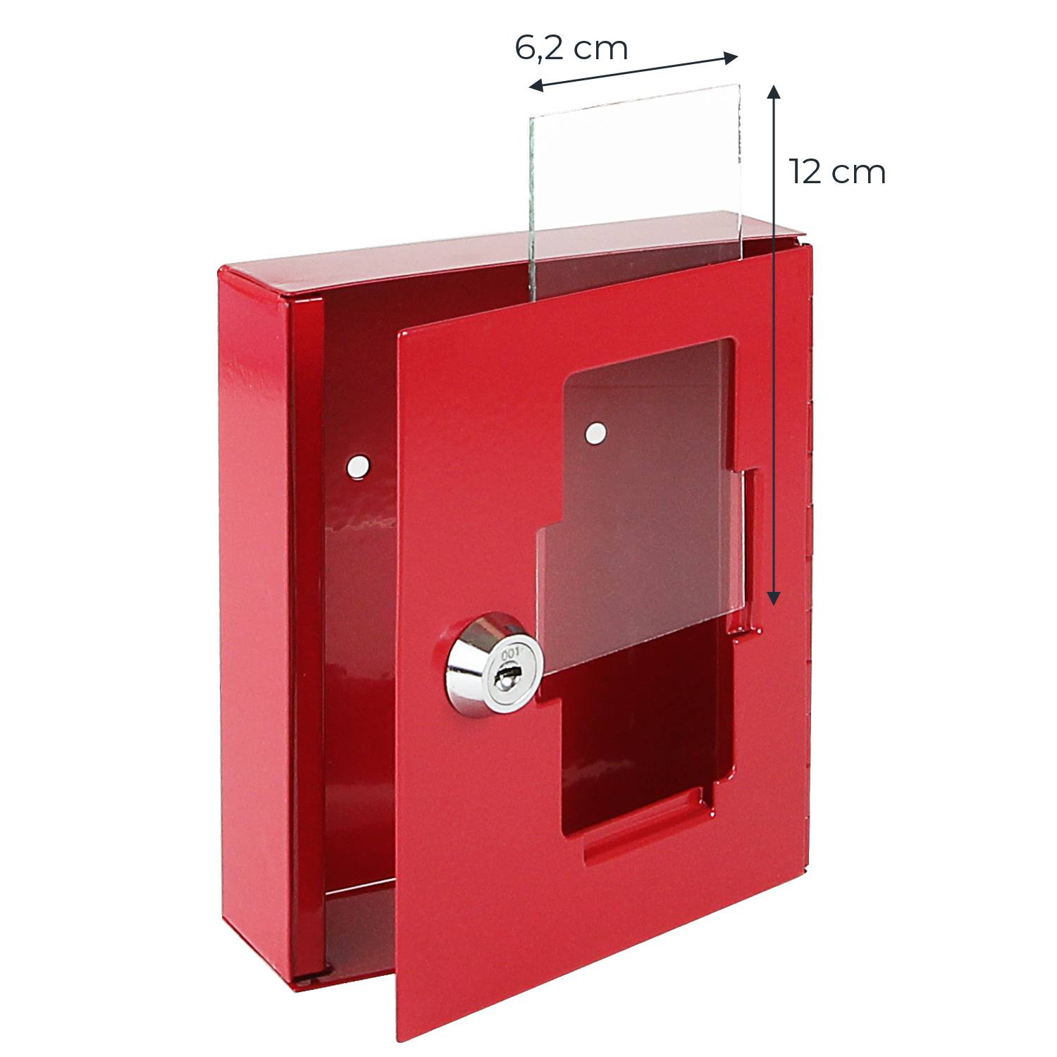 HMF 1022 Glasscheibe für Notschlüsselkasten-1