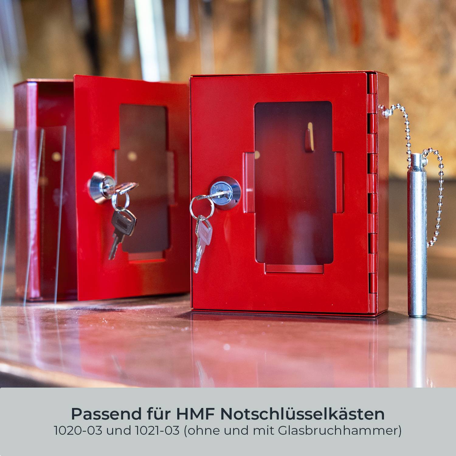 HMF 1022 Glasscheibe für Notschlüsselkasten-3