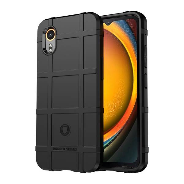 Für Samsung Galaxy XCover 7 Rugged Shield Schock TPU Schutz Hülle Case Schwarz