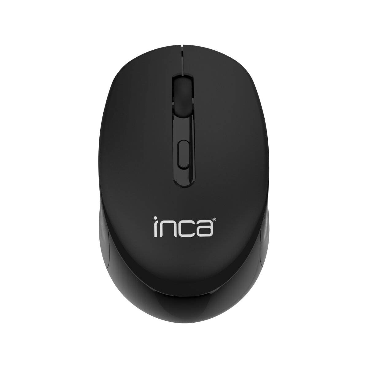 INCA Candy Design Wireless Mouse Maus, 2.4GHz Wireless, Ergnomisch Auto Sleep Mode, 800-1600 DPI Schwarz-1