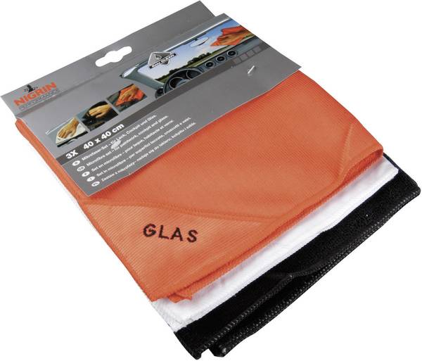 NIGRIN 71111  Microfasertuch  3 St. (L x B) 40 cm x 40 cm
