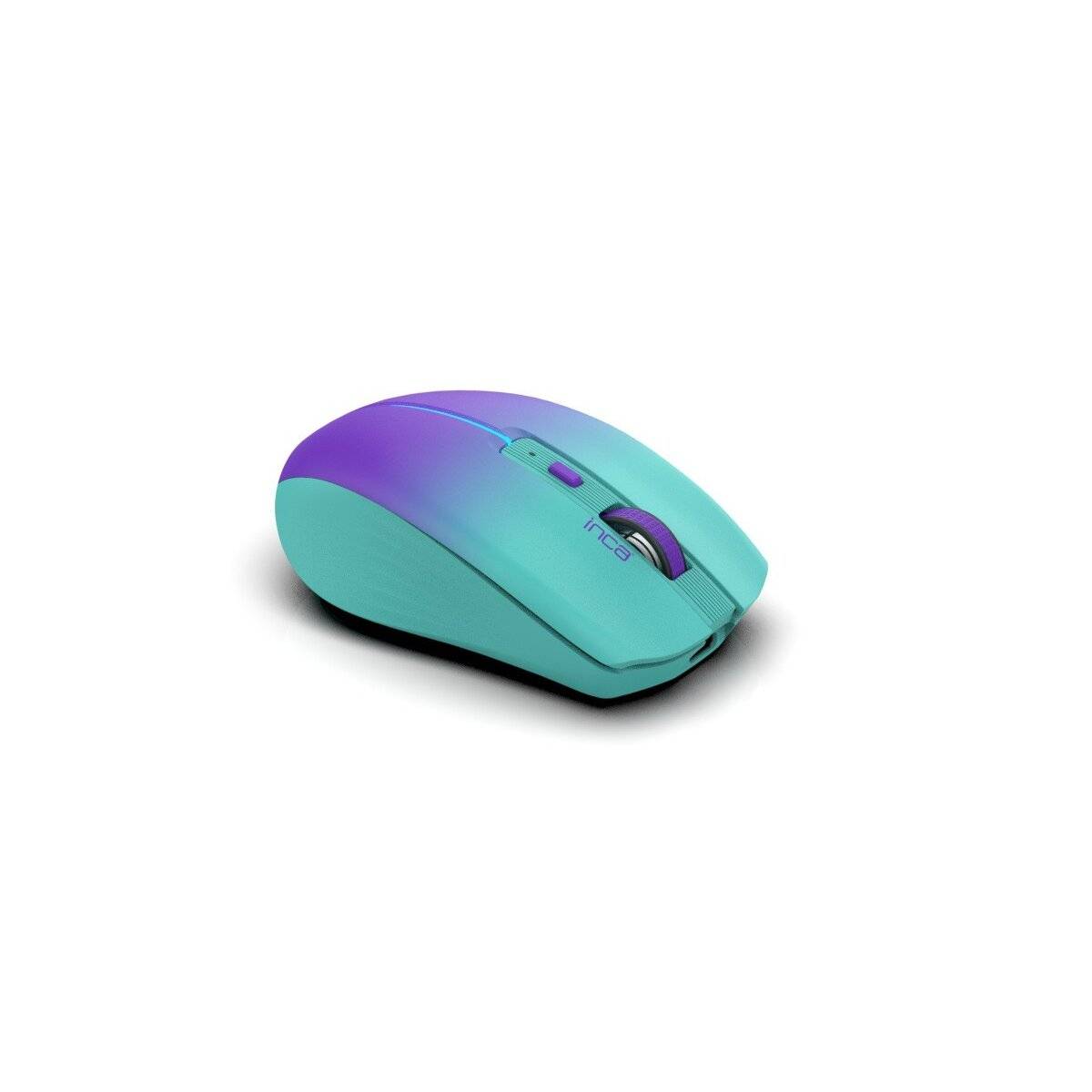 Inca Maus 1600 DPI Wireless Bluetooth 6D Taste 500mAh Akku Silent Key Blau-1