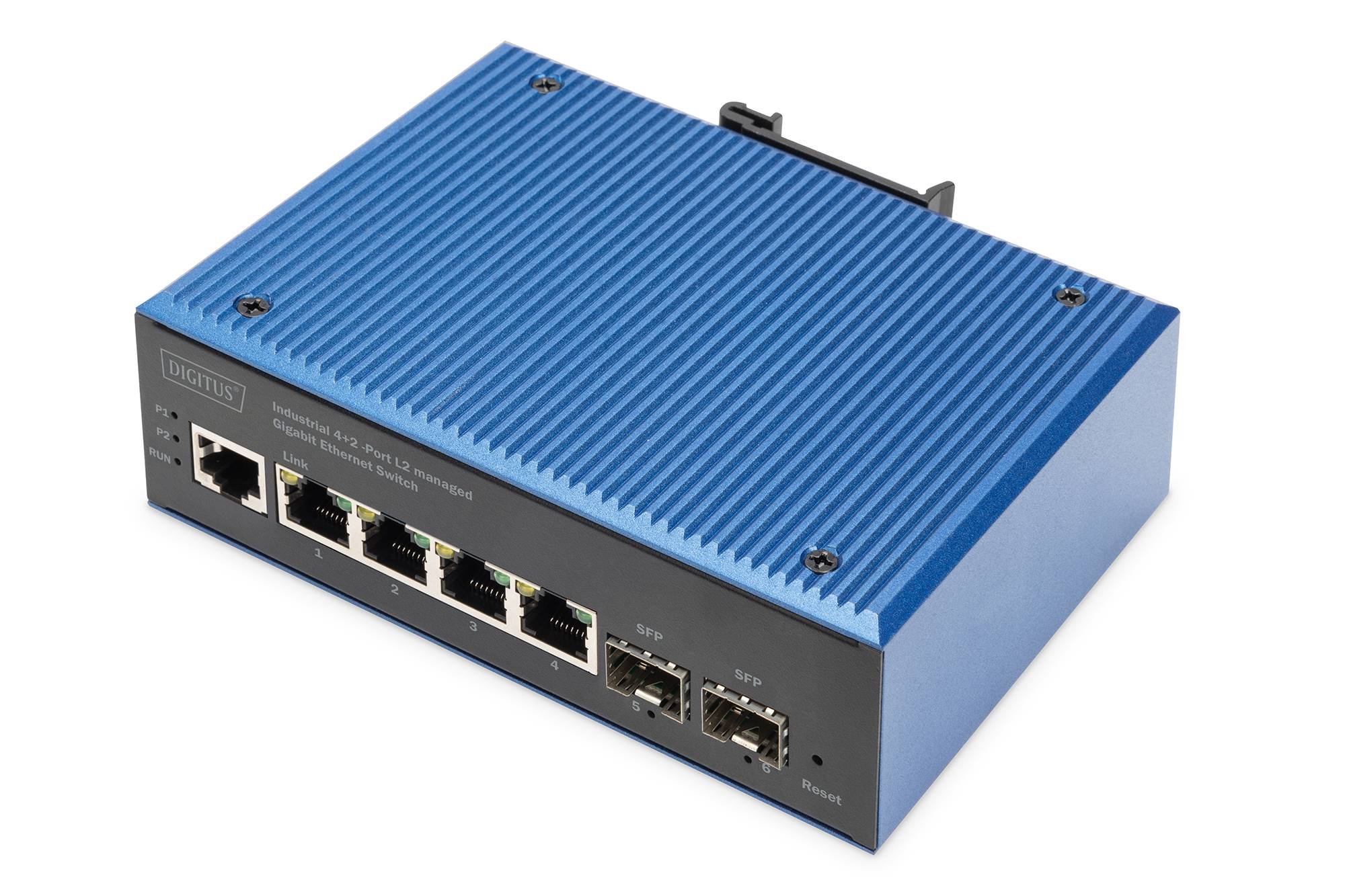 DIGITUS Industrial 4+2 -Port L2 managed Gigabit Ethernet Switch-0