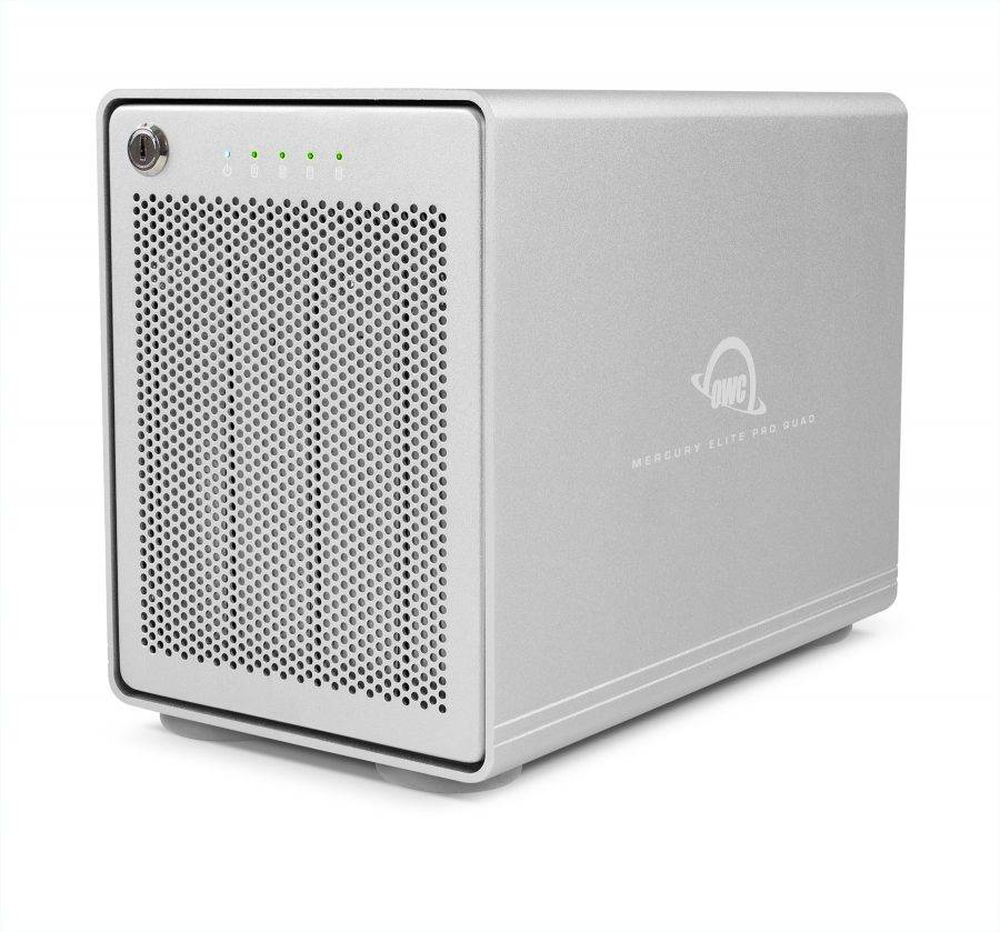 OWC Mercury Elite Pro Quad, HDD-Gehäuse, 2.5/3.5", Serial ATA III, USB Anschluss, Silber-2