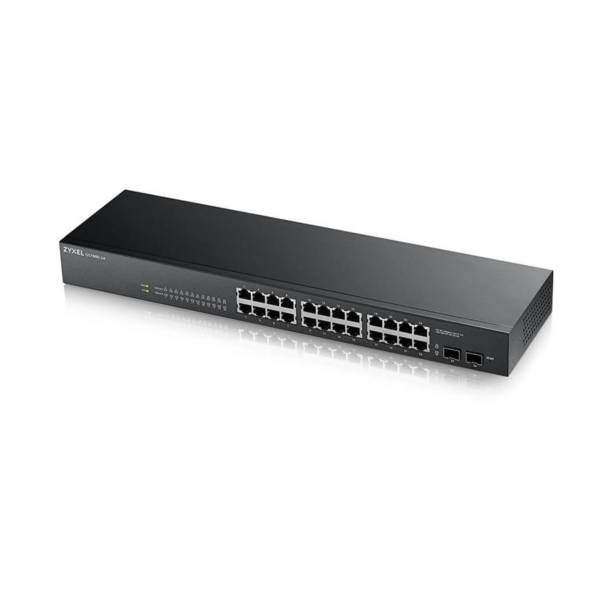 Zyxel GS1900-24 - Switch - Smart - 24 x 10/100/1000 + 2 x Gigabit SFP (Uplink)
