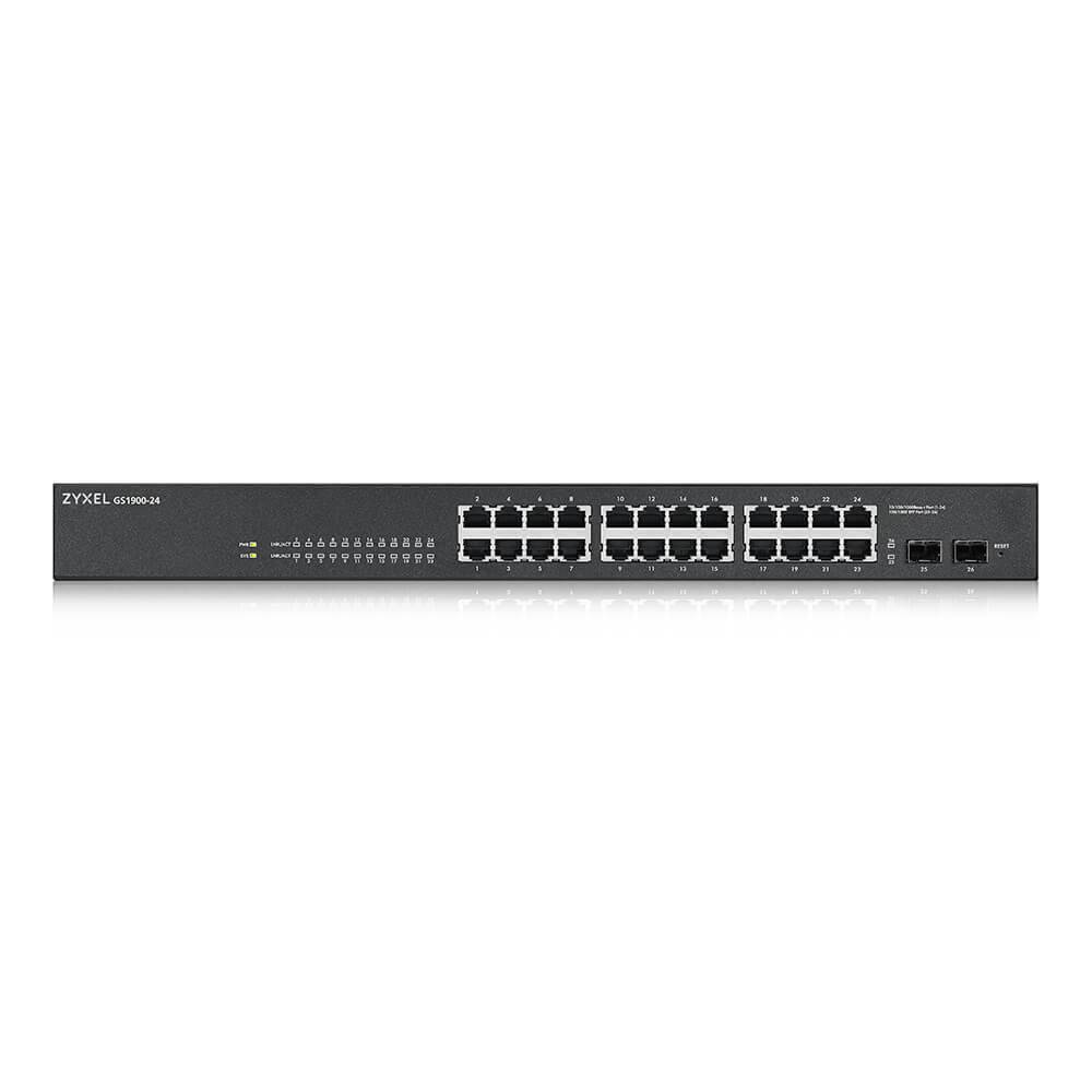 Zyxel GS1900-24 - Switch - Smart - 24 x 10/100/1000 + 2 x Gigabit SFP (Uplink)-3