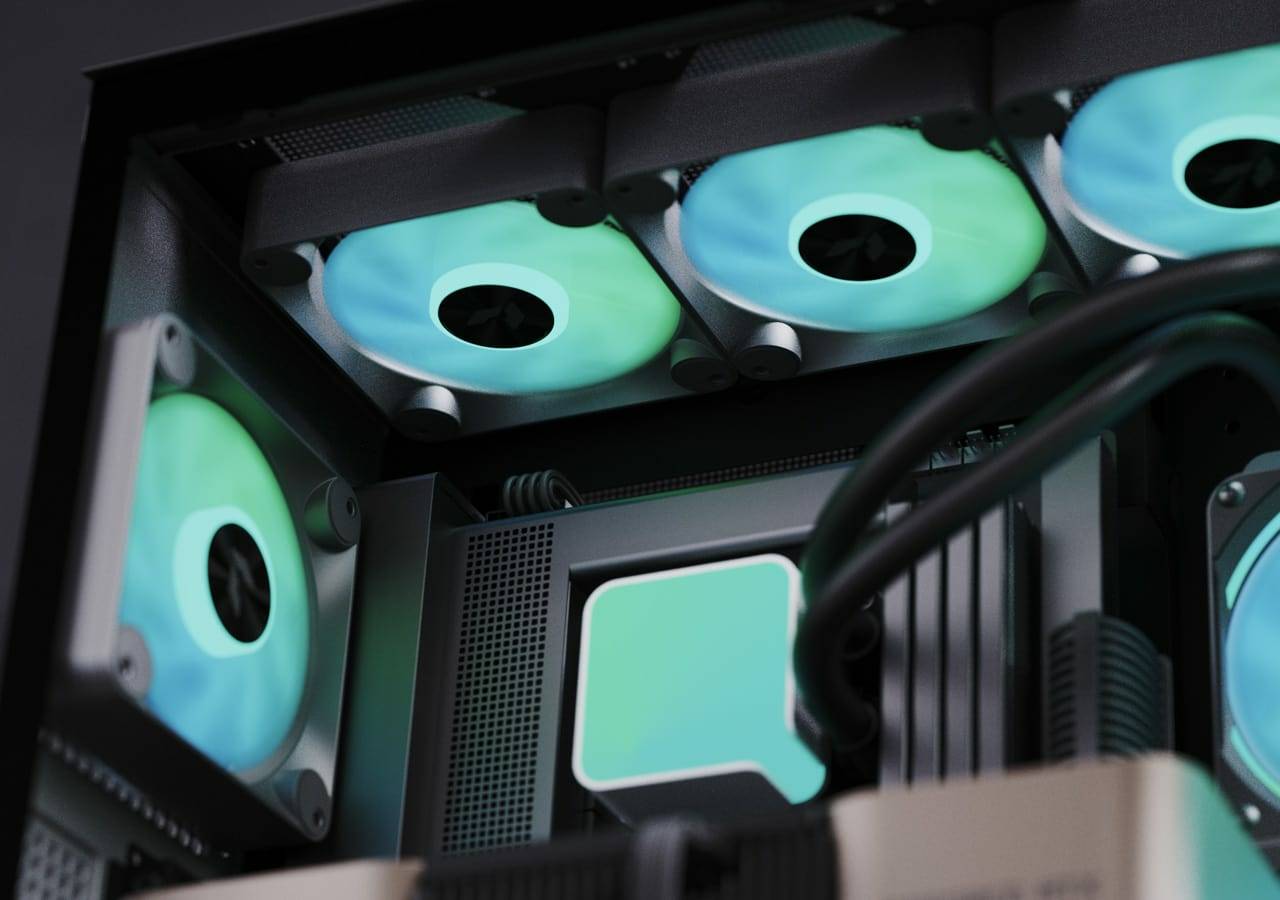 AEROCOOL ADVANCED TECHNOLOGIES APNX APCM-CR01043.21, Midi Tower, PC, Weiß, ATX, micro ATX, Mini-ITX, SECC, SGCC, 16,6 cm-3