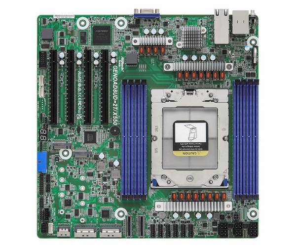 ASRock Mainboard micro-ATX Sockel SP5 Single Micro/Mini/Flex-ATX DIMM PCI-Express